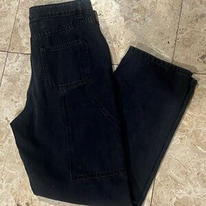 Cotton On Girl’s Black Carpenter Pants Sz 15-16 yrs